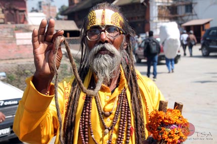 Sadu in Kathamndu Sadu