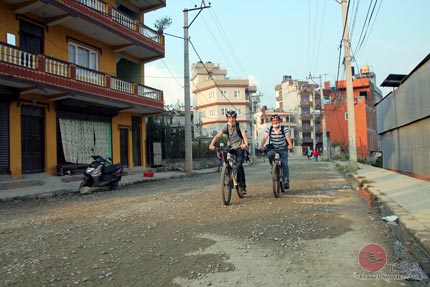 Kathamndu Tagestour via Fahrrad Tagestour Kathmandu