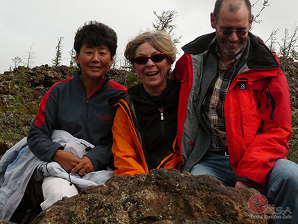 Pause am Chorgo Vulkan