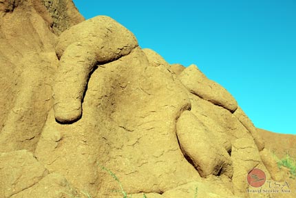 Jety-Orgusz-Schlucht: Gesteinsformationen Gesteinsformationen