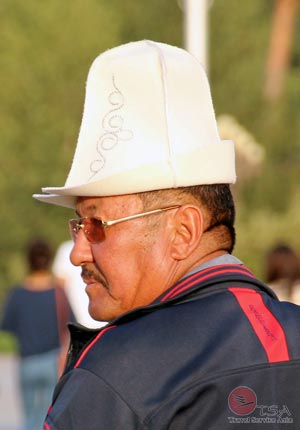 Die Gesichter Kirgistans Bevölkerung